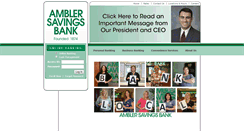 Desktop Screenshot of amblersavingsbank.com