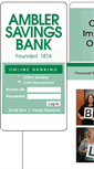 Mobile Screenshot of amblersavingsbank.com